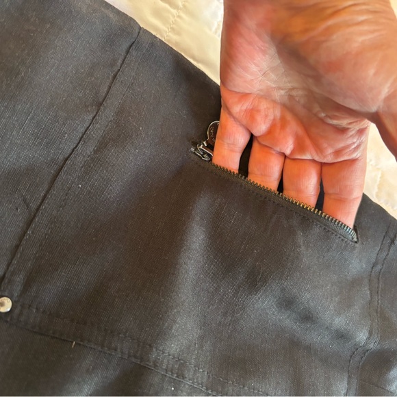 CK A-Line Linen Skirt with pockets - Picture 8 of 12